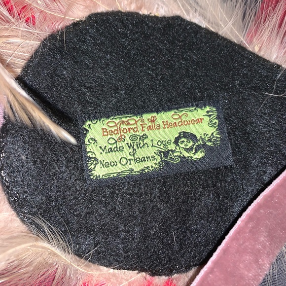 Bedford Falls New Orleans custom flapper style Headwear  feather headband - Picture 6 of 11